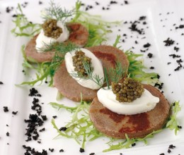 Les Blinis et le Caviar - Recette Apéritif Caviar