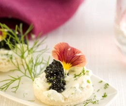 COLD TRIO OF TZATZIKI, CUCUMBER AND CAVIAR – CAVIAR APERITIF RECIPE