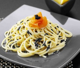 Carbonara au Caviar - Recette Plat Caviar